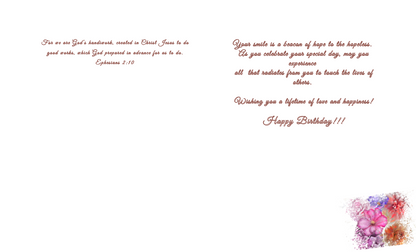 Birthday Card - Ephesians 2:10 (Women)